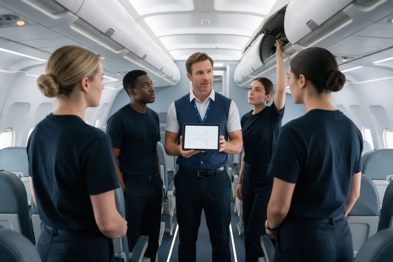 Cabin Crew Onboarding & Safety Demos